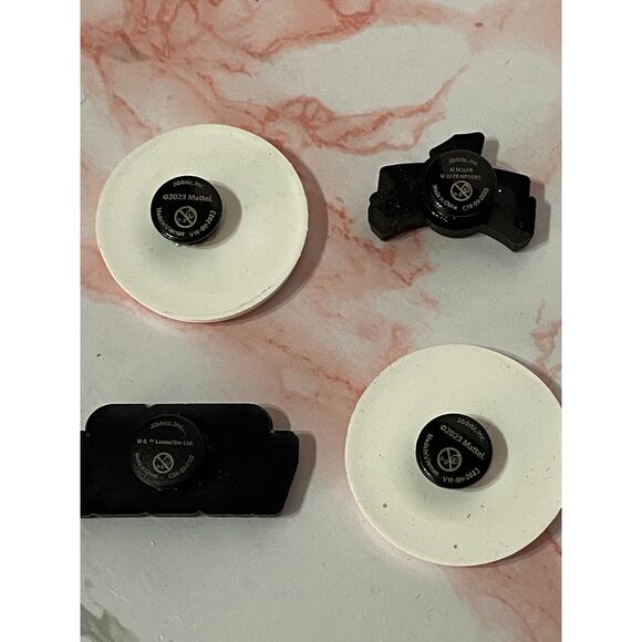 MIX LOT of 4 JIBBITZ Crocs Charms Barbie Star Wars Power Rangers Shoe Charm PUNK - Picture 2 of 4